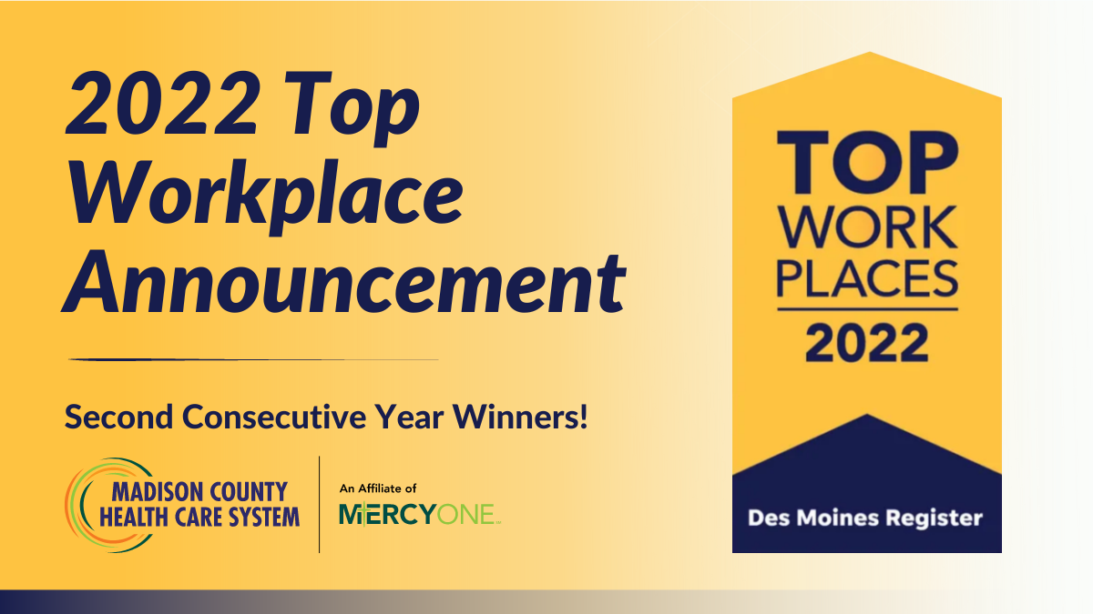 MCHCS Recognized as a 2022 Des Moines Register Top Workplace Madison